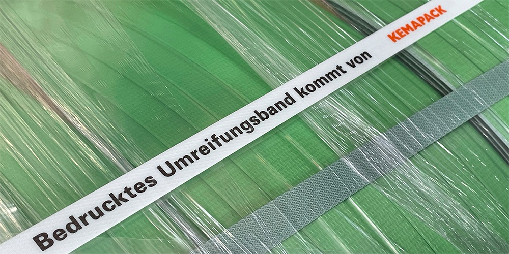 Bedruckte Umreifungsbänder stärken Image und schützen vor unberechtigtem Zugriff