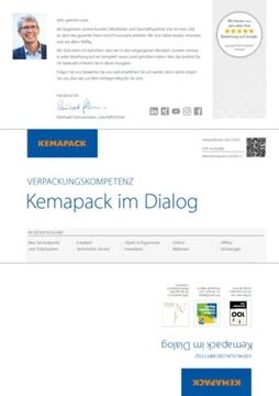 Kemapack Dialog - Ausgabe Herbst 2021