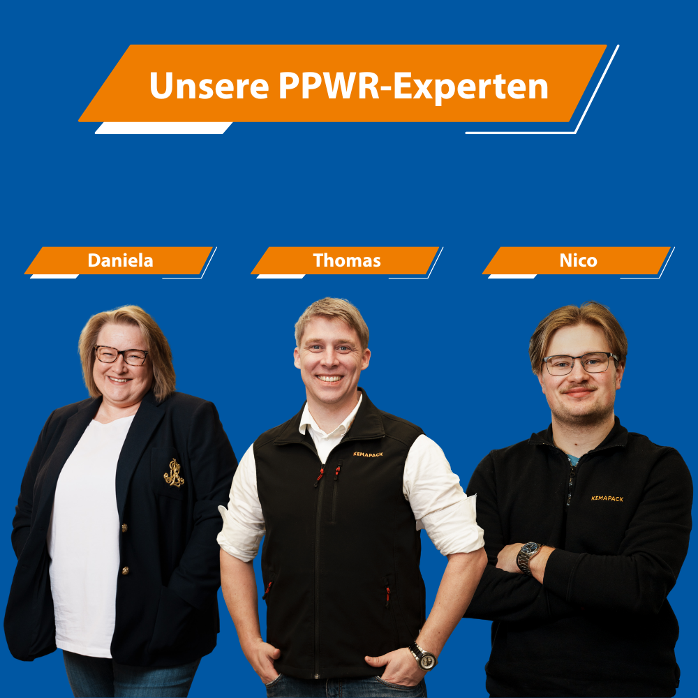 Gebündelte PPWR-Kompetenz: Drei Experten, ein starkes Team