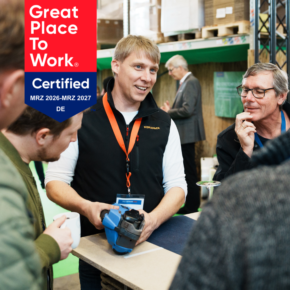 Kemapack erneut Great Place to Work® zertifiziert. Arbeitgeberqualität auf höchstem Niveau