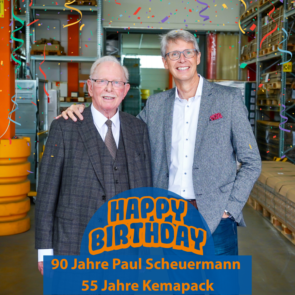 90 Jahre Paul Scheuermann – 55 Jahre Kemapack 