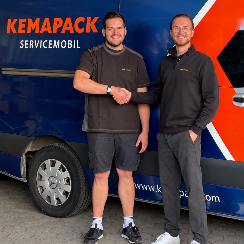 Neuer Servicetechniker bei Kemapack: Tobias Wachter ist für unsere Kunden im Einsatz 