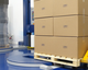 Stretchmaschine Hufeisen mit Packgut