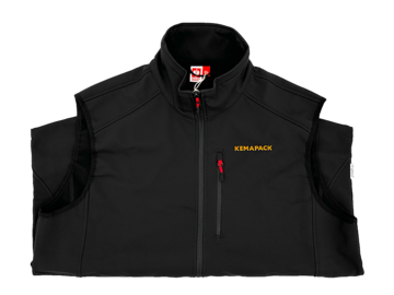 Softshell Weste Herren schwarz, AD