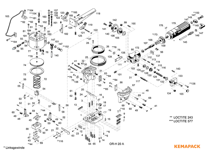 Explosionszeichnung or-h20a